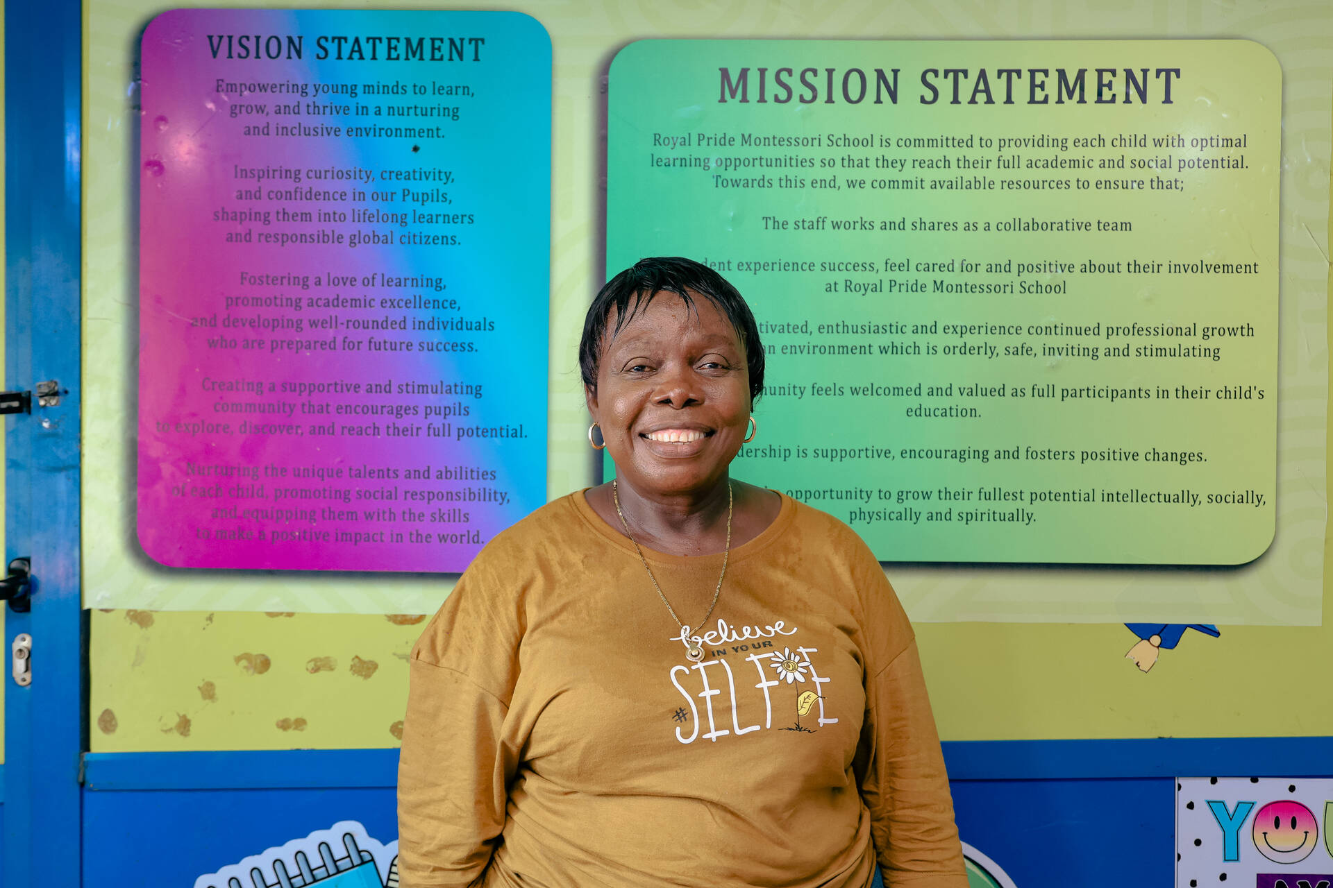 Juliana Orlandike, Founder of Royal Pride Montessori School. Photo Credit: Jason Amoo/Opportunity International